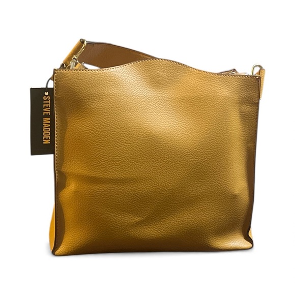 Steve Madden Golden Yellow Shoulder Bag - Picture 3 of 3